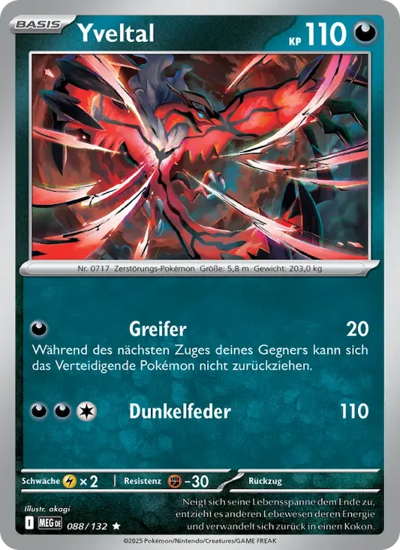 Yveltal 88 – Mega-Entwicklung