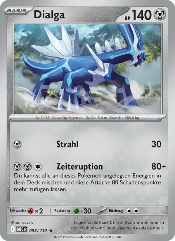 Dialga 95 – Mega-Entwicklung
