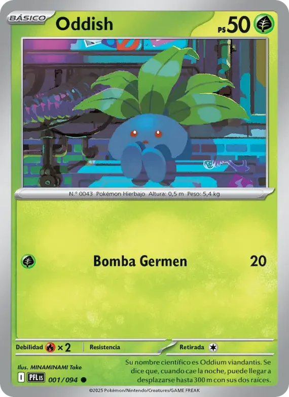 Oddish 1 – Fuegos Fantasmales