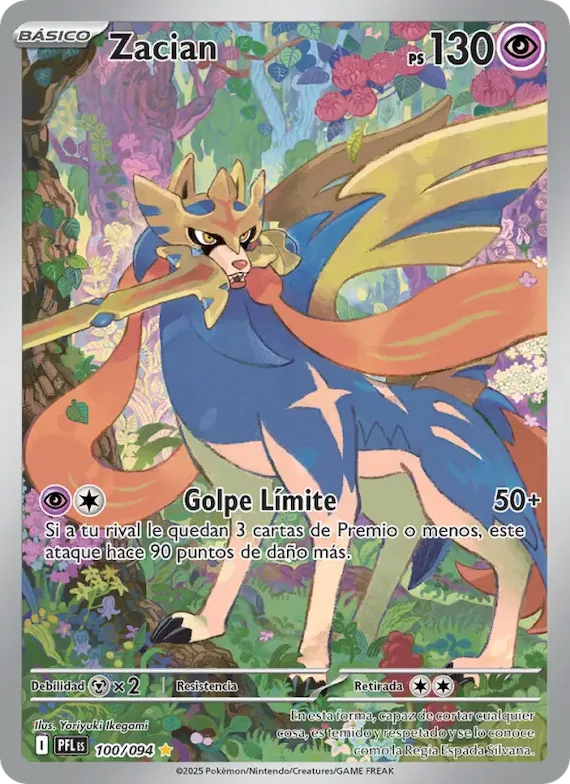 Zacian 100 – Fuegos Fantasmales
