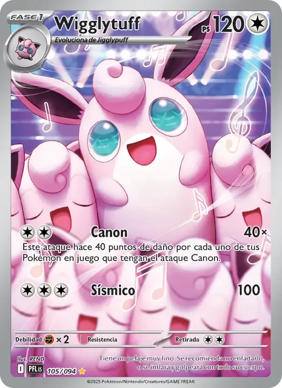 Wigglytuff 105 – Fuegos Fantasmales