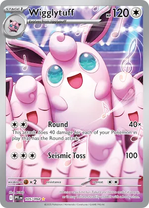 Wigglytuff #105 – Phantasmal Flames
