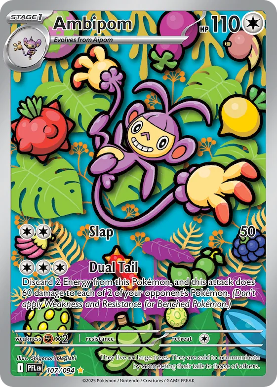 Ambipom #107 – Phantasmal Flames