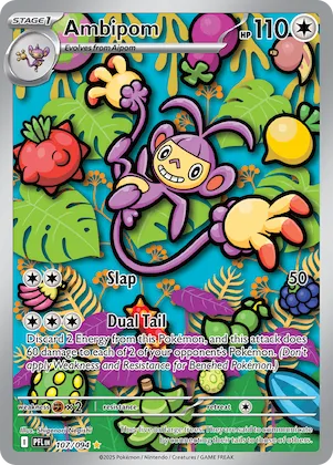 Ambipom #107 – Phantasmal Flames