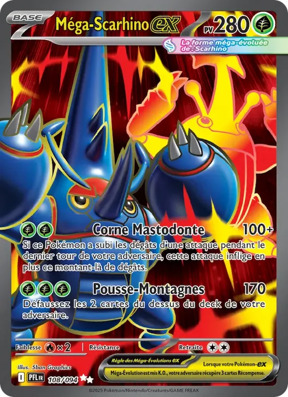 Méga-Scarhino-ex 108 – Flammes Fantasmagoriques