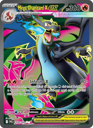 Mega Charizard X-ex 109 – Fiamme Spettrali