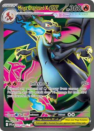 Mega Charizard X ex #109 – Phantasmal Flames