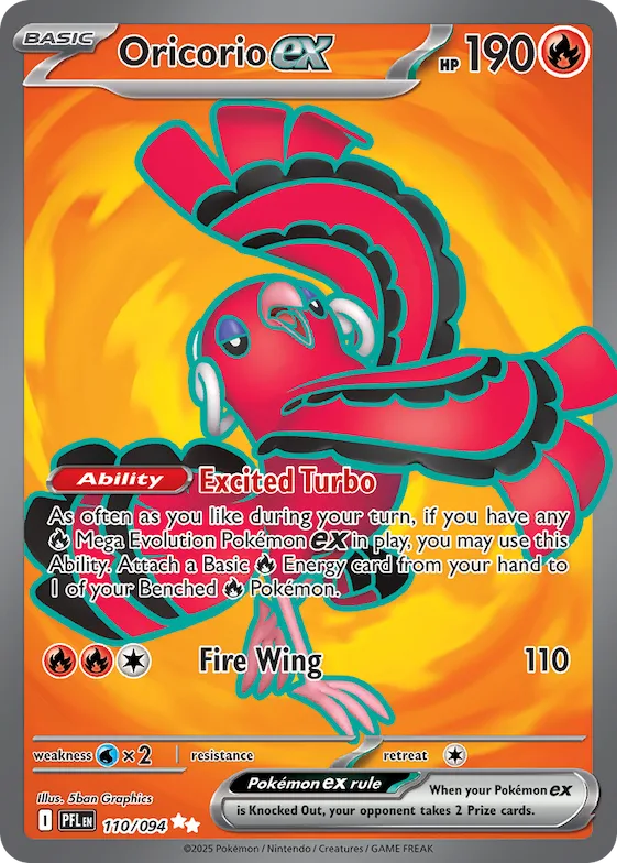 Oricorio ex #110 – Phantasmal Flames