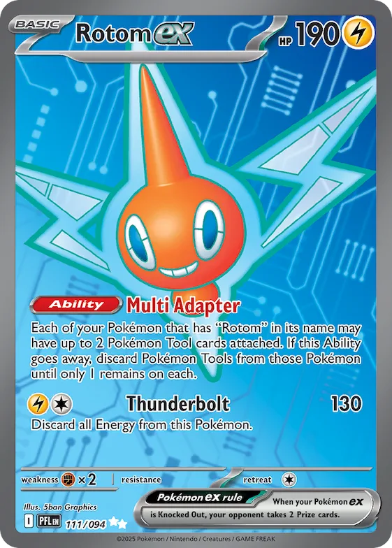 Rotom ex #111 – Phantasmal Flames