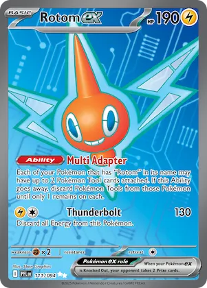 Rotom ex #111 – Phantasmal Flames