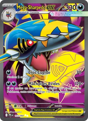 Méga-Sharpedo-ex n° 113 – Flammes Fantasmagoriques