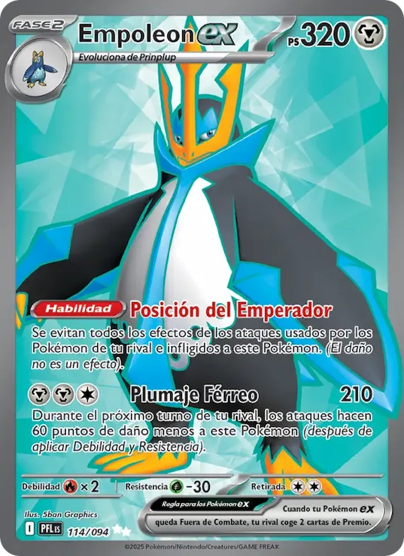 Empoleon ex 114 – Fuegos Fantasmales