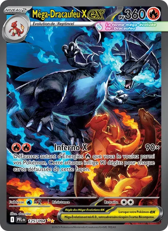 Méga-Dracaufeu X-ex 125 – Flammes Fantasmagoriques