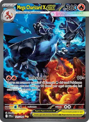 Mega Charizard X-ex 125 – Fiamme Spettrali