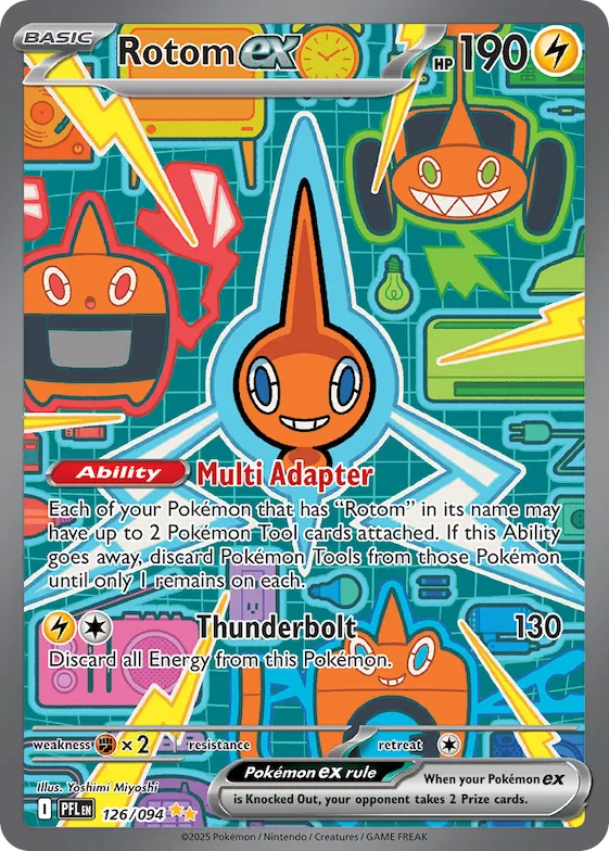 Rotom ex #126 – Phantasmal Flames