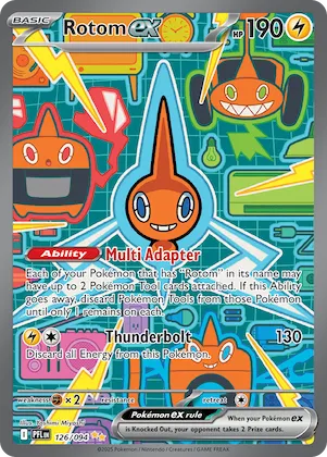 Rotom ex #126 – Phantasmal Flames