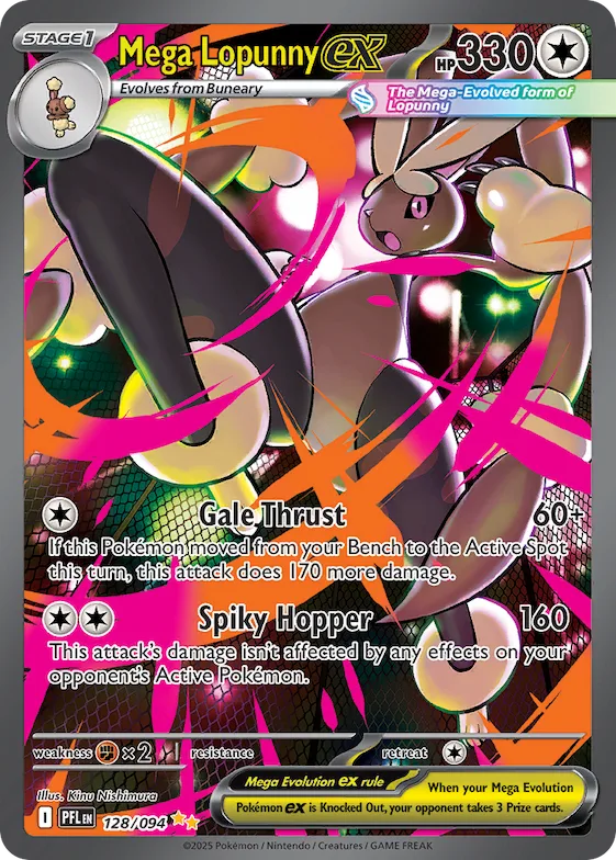 Mega Lopunny ex #128 – Phantasmal Flames