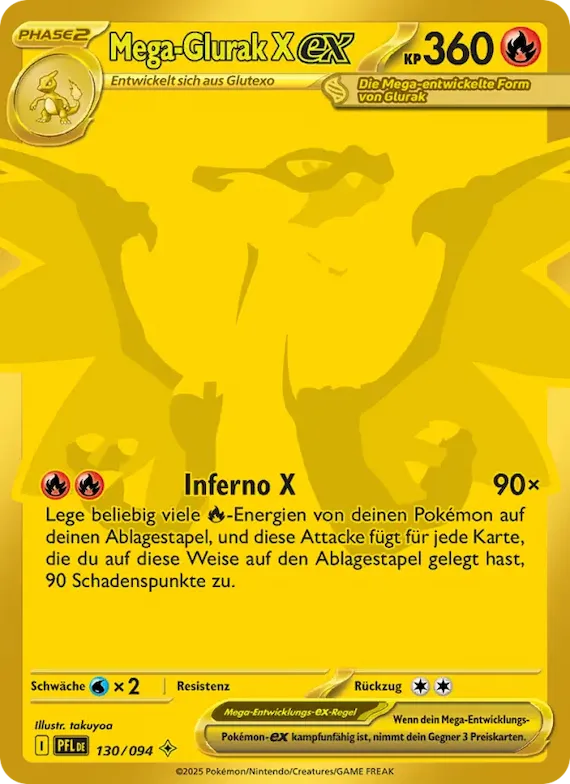 Mega-Glurak X-ex 130 – Fatale Flammen