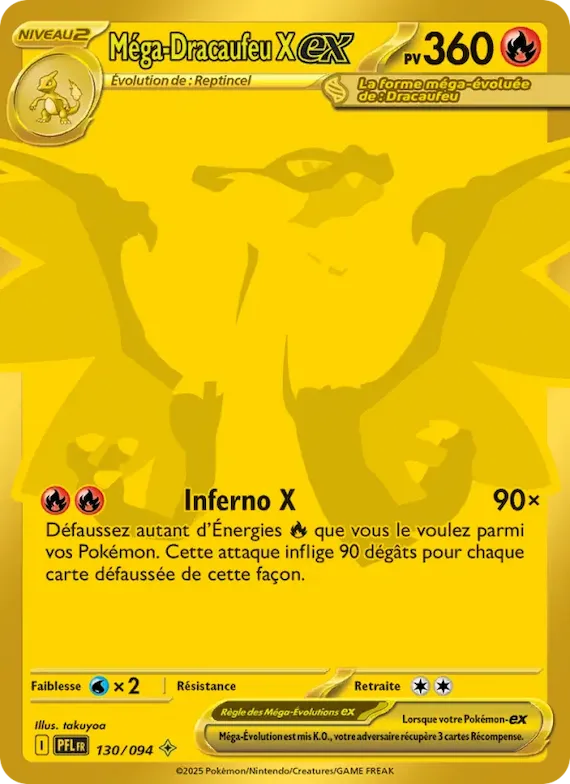 Méga-Dracaufeu X-ex 130 – Flammes Fantasmagoriques