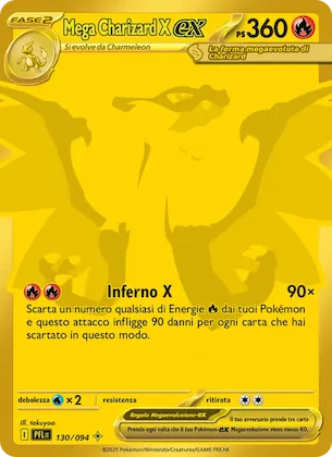Mega Charizard X-ex 130 – Fiamme Spettrali