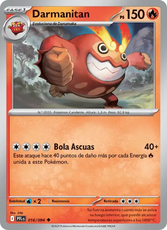 Darmanitan 16 – Fuegos Fantasmales