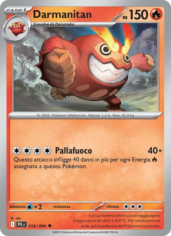 Darmanitan 16 – Fiamme Spettrali