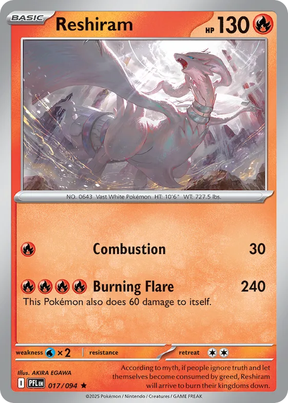 Reshiram 17 – Fogo Fantasmagórico