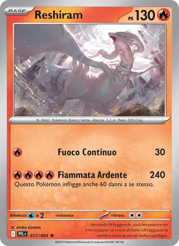 Reshiram 17 – Fiamme Spettrali