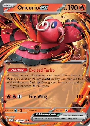 Oricorio ex #18 – Phantasmal Flames