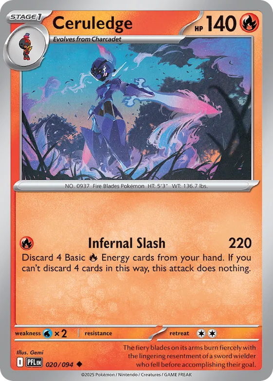 Ceruledge #20 – Phantasmal Flames