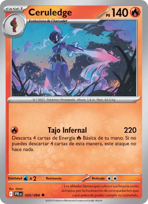 Ceruledge 20 – Fuegos Fantasmales