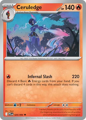 Ceruledge #20 – Phantasmal Flames