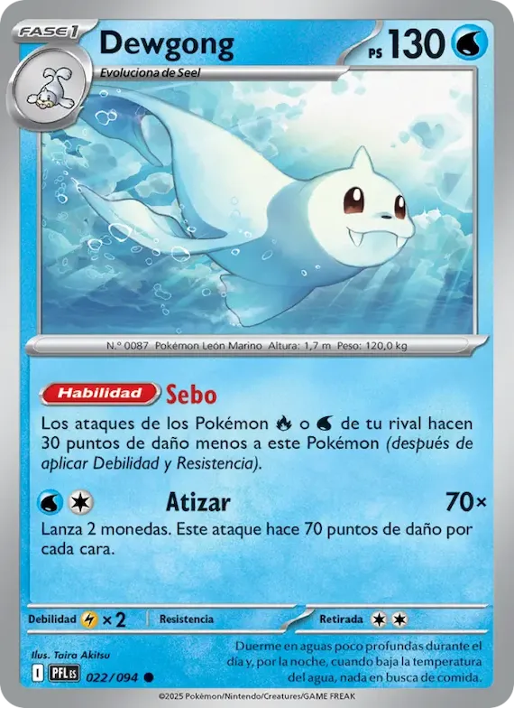Dewgong 22 – Fuegos Fantasmales