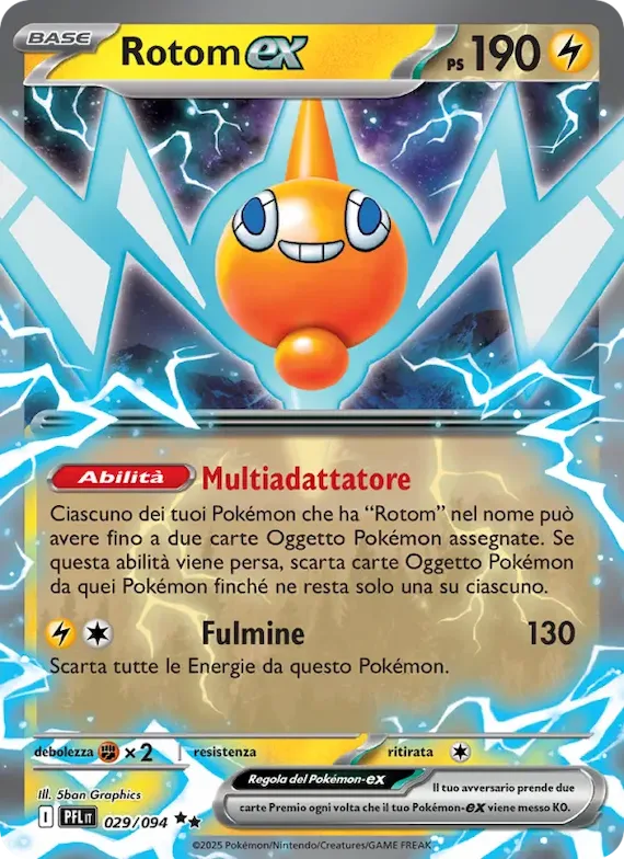 Rotom-ex 29 – Fiamme Spettrali