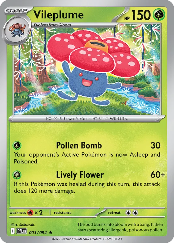 Vileplume 3 – Fogo Fantasmagórico