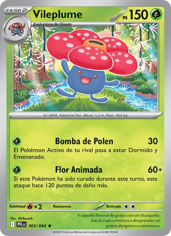 Vileplume 3 – Fuegos Fantasmales