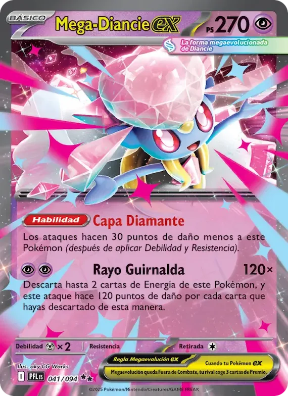 Mega-Diancie ex 41 – Fuegos Fantasmales