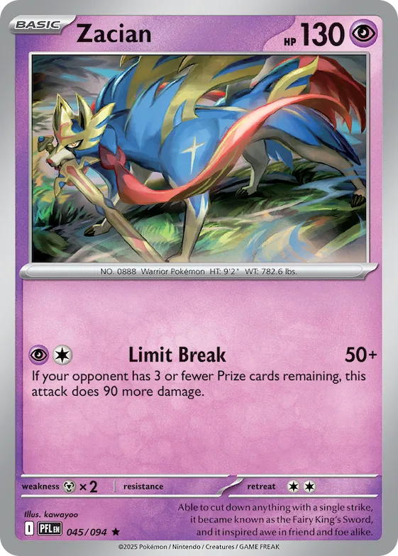 Zacian #45 – Phantasmal Flames