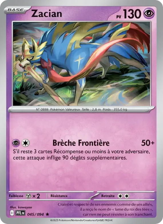 Zacian 45 – Flammes Fantasmagoriques