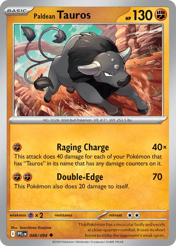 Tauros de Paldea 48 – Fogo Fantasmagórico