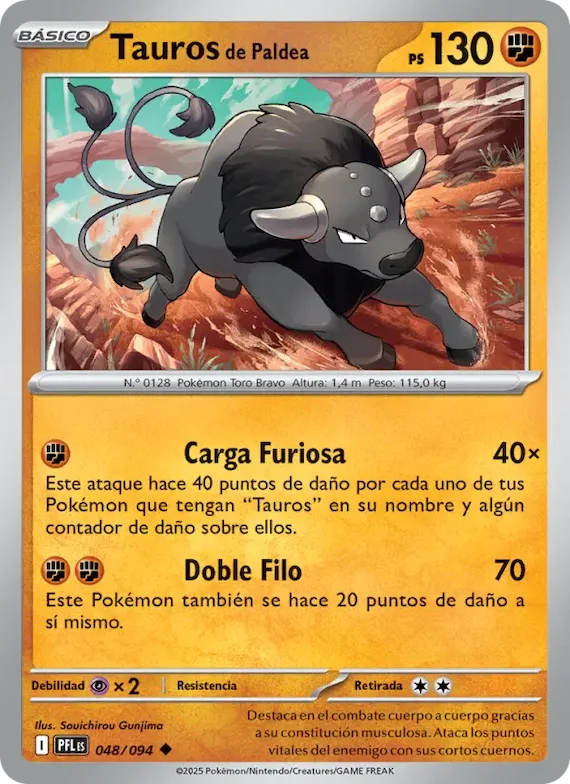 Tauros de Paldea 48 – Fuegos Fantasmales