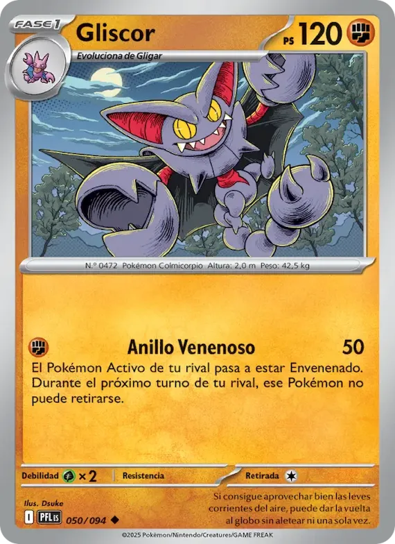 Gliscor 50 – Fuegos Fantasmales