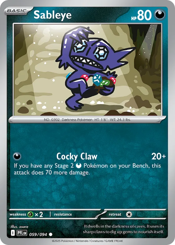 Sableye #59 – Phantasmal Flames