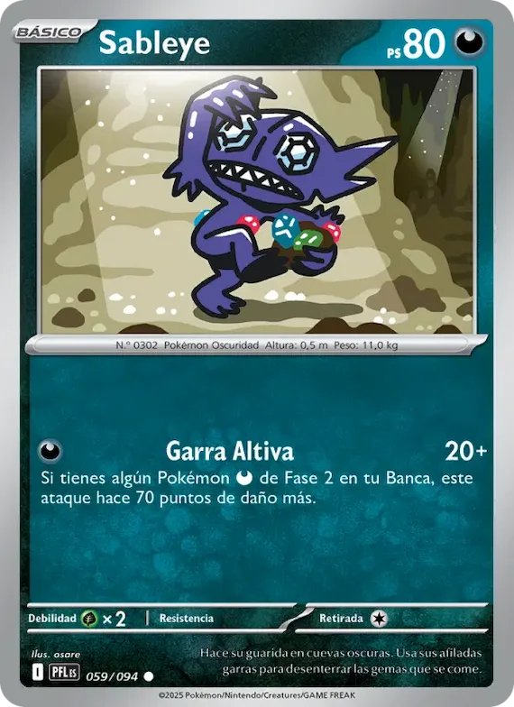 Sableye 59 – Fuegos Fantasmales