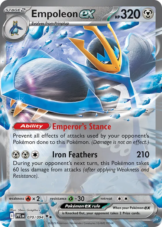 Empoleon ex #70 – Phantasmal Flames