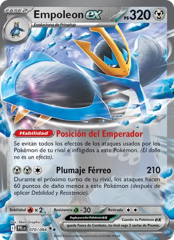 Empoleon ex 70 – Fuegos Fantasmales