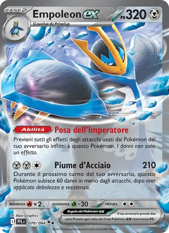 Empoleon-ex 70 – Fiamme Spettrali