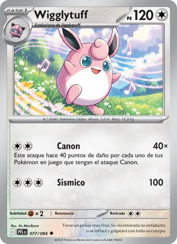 Wigglytuff 77 – Fuegos Fantasmales