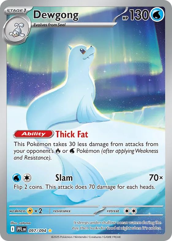 Dewgong #97 – Phantasmal Flames