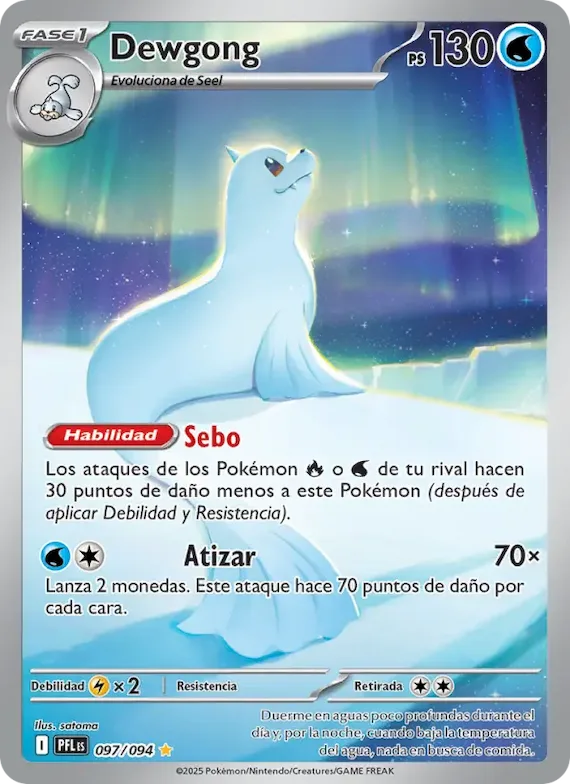 Dewgong 97 – Fuegos Fantasmales